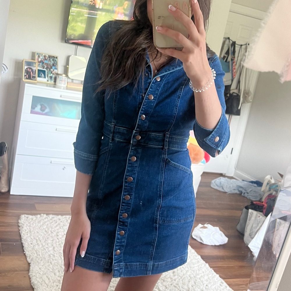 NWT Loft denim dress